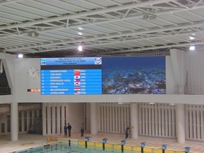 Pro-United Hong Kong, LED display system, audio system, Macau olympic swimming pool stadium